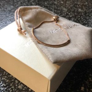 Michael Kors pave slider bracelet